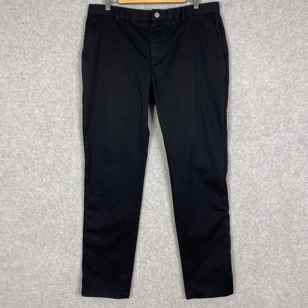 Spoke Pants Mens 36x31.5 Black Sharps Chino Build A